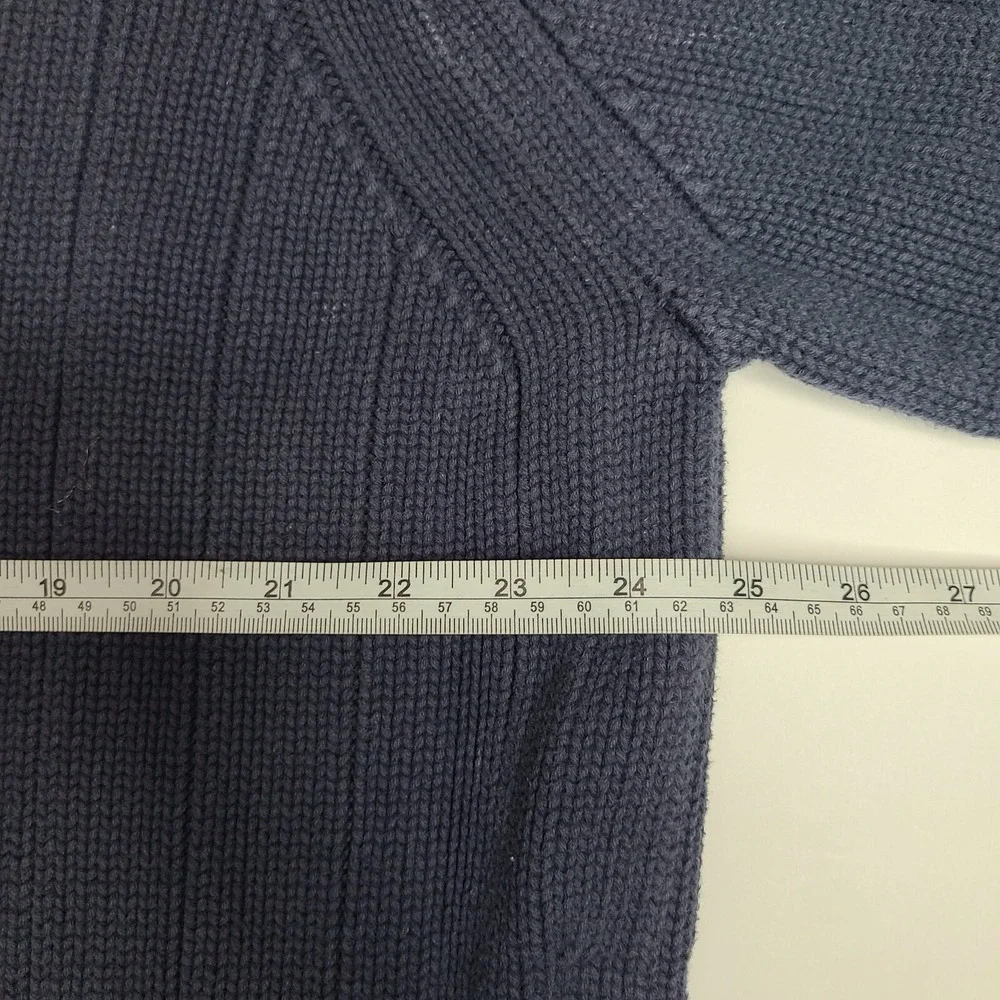 Polo Ralph Lauren Jeans Co Mens Navy Blue 1/4 Zip Sweater‎ Size XXL